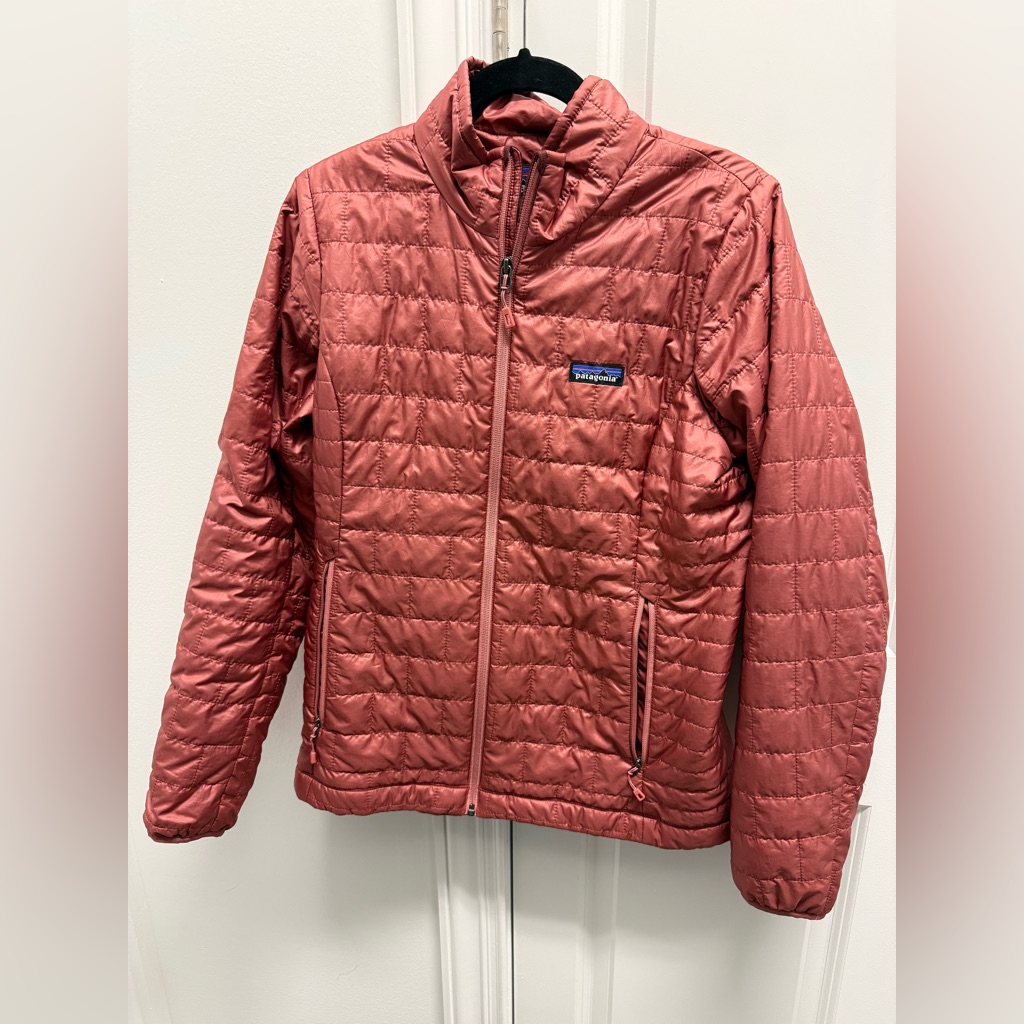 Patagonia Nano Puff Insulated Jacket In Rosehip, Size Medium